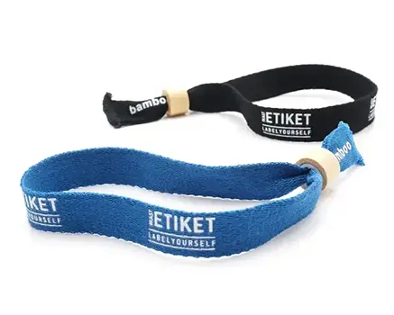 Bracelet de festival éco-responsable en bambou