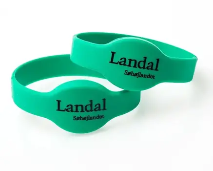 Bracelets en silicone avec étiquette RFID